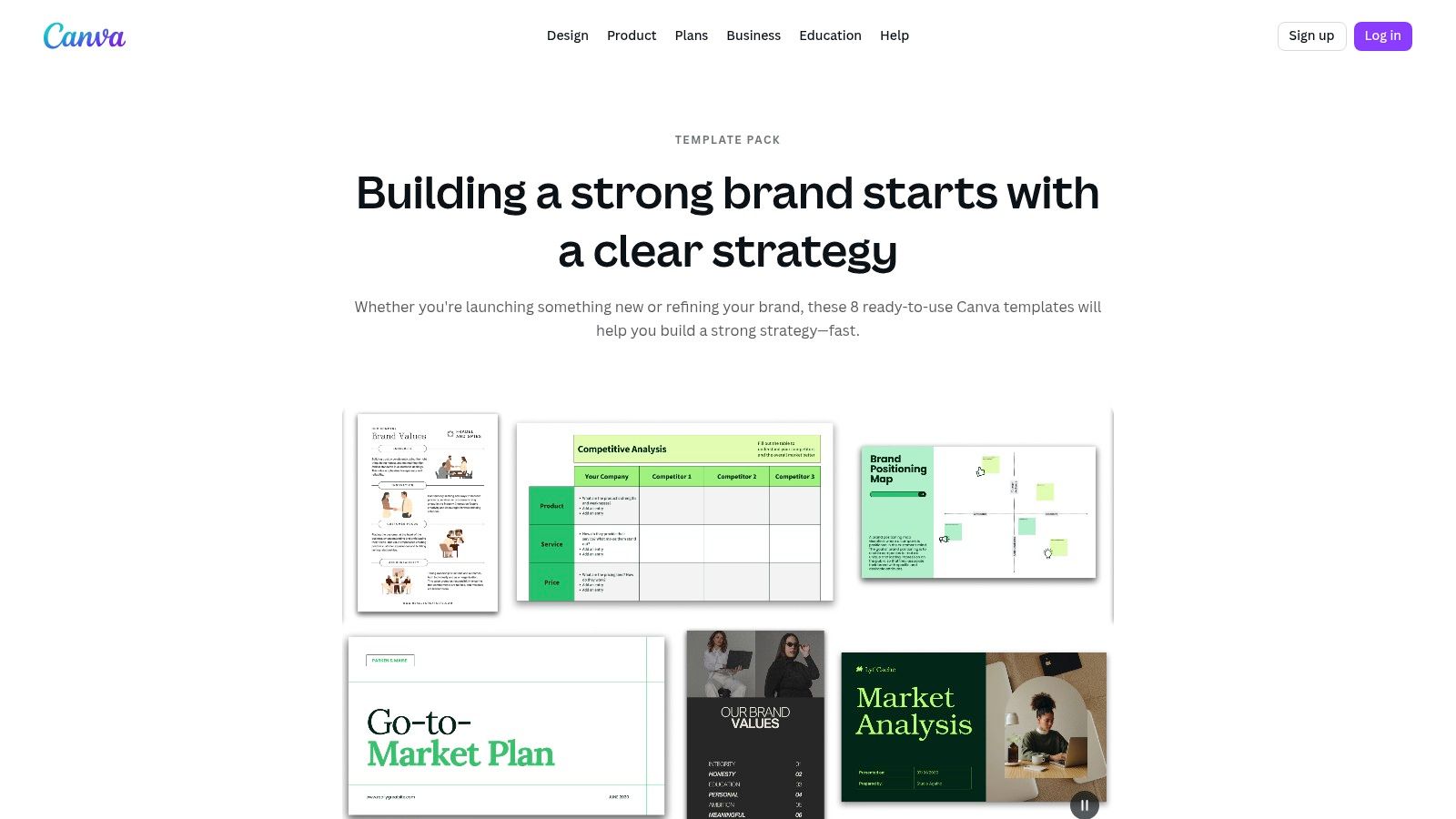 Canva Strategy Templates